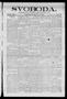 Newspaper: Svoboda. (La Grange, Tex.), Vol. 24, No. 39, Ed. 1 Friday, May 14, 19…