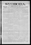 Newspaper: Svoboda. (La Grange, Tex.), Vol. 24, No. 63, Ed. 1 Friday, August 6, …