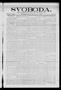 Newspaper: Svoboda. (La Grange, Tex.), Vol. 24, No. 74, Ed. 1 Tuesday, September…
