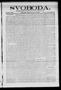 Newspaper: Svoboda. (La Grange, Tex.), Vol. 24, No. 80, Ed. 1 Tuesday, October 5…