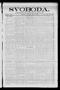Newspaper: Svoboda. (La Grange, Tex.), Vol. 25, No. 43, Ed. 1 Tuesday, May 31, 1…