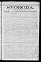 Newspaper: Svoboda. (La Grange, Tex.), Vol. 25, No. 56, Ed. 1 Friday, July 15, 1…