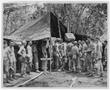 Photograph: [Marines at Red Cross Tent]