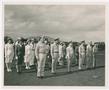 Photograph: [Servicemen and Women at Attention at a Presentation of Purple Hearts]