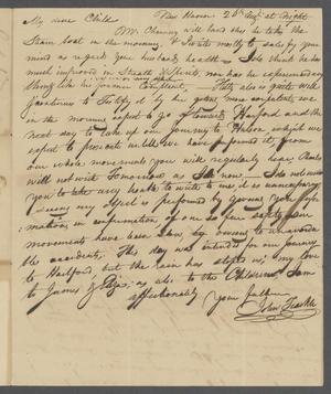 [Letter from John Teackle to his daughter Sarah Upshur Teackle Bancker, on an August 26th sometime between 1815 -1817]