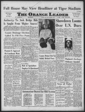Primary view of The Orange Leader (Orange, Tex.), Vol. 61, No. 239, Ed. 1 Friday, October 9, 1964