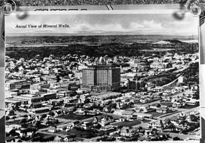 Primary view of object titled '[An Aerial View of Mineral Wells]'.