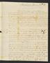 Primary view of [Letter from Elizabeth Upshur Teackle to her step-father, John Upshur of Brownsville - January 28, 1800]