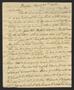 Primary view of [Letter from Elizabeth Upshur Teackle to her sister, Ann Upshur Eyre  - April 25, 1800]
