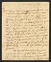 Thumbnail image of item number 1 in: '[Letter to from Elizabeth Upshur Teackle to her sister Ann Upshur Eyre, announcing the birth of her daughter, Elizabeth Ann Upshur Teackle - February of 1801]'.