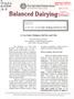 Journal/Magazine/Newsletter: Balanced Dairying: Economics, Volume 18, Number 5, October 1998