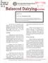 Journal/Magazine/Newsletter: Balanced Dairying: Economics, Volume 18, Number 2, September 1998