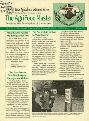The AgriFood Master, Volume 2, Number 2, Summer 1996