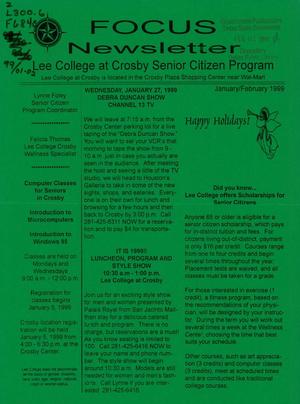 Primary view of object titled 'Focus Newsletter, January/February 1999'.