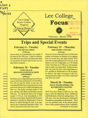Lee College Focus, February-March 1996