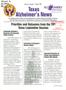 Journal/Magazine/Newsletter: Texas Alzheimer's News, Volume 1, Number 1, Winter 1999