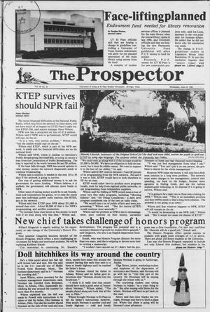 Primary view of object titled 'The Prospector (El Paso, Tex.), Vol. 68, No. 67, Ed. 1 Wednesday, June 29, 1983'.