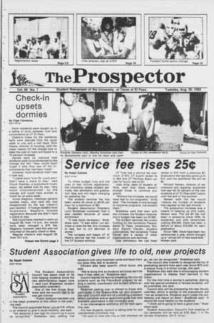 Primary view of object titled 'The Prospector (El Paso, Tex.), Vol. 69, No. 1, Ed. 1 Tuesday, August 30, 1983'.