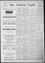 Newspaper: The San Antonio Light (San Antonio, Tex.), Vol. 1, No. 110, Ed. 1, Tu…