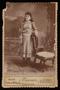 Thumbnail image of item number 1 in: '[Portrait of an Unknown Young Woman Next to a Chair]'.