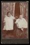 Primary view of [Portrait of Two Unknown Children in White Gowns]