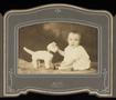Thumbnail image of item number 1 in: '[Portrait of an Unknown Child and a Stuffed Cat]'.