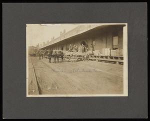 Primary view of object titled '[Bonham Wholesale Grocery, Exterior]'.