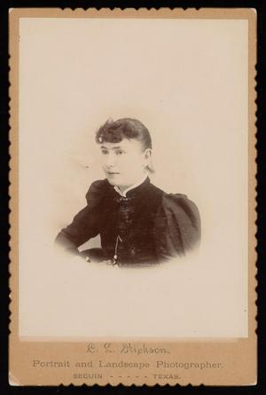 Primary view of object titled '[Portrait of an Unknown Woman]'.