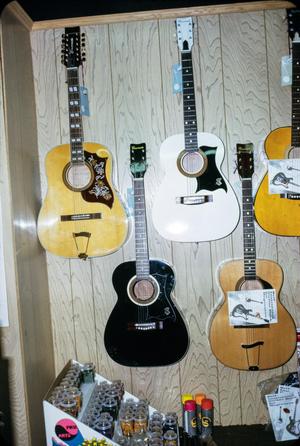 Primary view of object titled '[World Trade Center Guitar Display]'.
