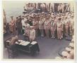 Photograph: [Japanese Surrender Ceremony on Board the U.S.S. Missouri]