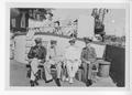 Primary view of [Douglas MacArthur, Franklin D. Roosevelt, Chester W. Nimitz, and William Leahy Aboard the U.S.S. Baltimore]