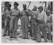 Photograph: [Admiral Chester W. Nimitz Inspects Tarawa, #1]