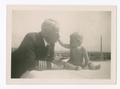 Photograph: [Captain Chester W. Nimitz and Baby]