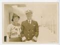 Photograph: [Chester W. Nimitz in Uniform Beside Catherine Freeman Nimitz]