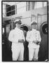 Photograph: [Captain Chester W. Nimitz With Unknown Naval Officer]