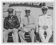 Primary view of [Douglas MacArthur, Franklin D. Roosevelt, and Chester W. Nimitz Onboard the U.S.S. Baltimore, #1]