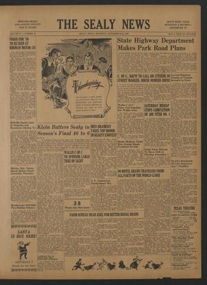 The Sealy News (Sealy, Tex.), Vol. 61, No. 38, Ed. 1 Thursday, November 24, 1949