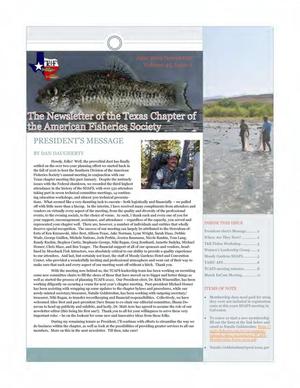 Primary view of The Newsletter of the Texas Chapter of the American Fisheries Society, Volume 45, Number 1, June 2019