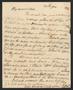 Primary view of [Letter from Elizabeth Upshur Teackle, to her daughter Elizabeth Ann Upshur Teackle, January 20, 1816]