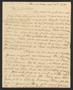Thumbnail image of item number 1 in: '[Letter from Elizabeth Upshur Teackle to her daughter, Elizabeth Ann Upshur Teackle, September 4, 1816]'.