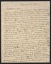 Primary view of [Letter from Elizabeth Upshur Teackle to her daughter, Elizabeth Ann Upshur Teackle, March 10, 1817]