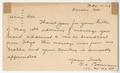 Letter: [Postal Card from F. A. Baumann to Dr. W. L. McKie - May 14, 1943]