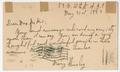 Letter: [Postal Card from Mary Shirley to Cecelia McKie - May 31, 1943]