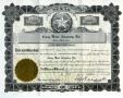 Thumbnail image of item number 2 in: '[The Crazy Water Company - Stock Certificate]'.