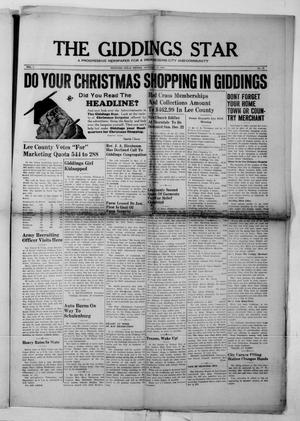 Primary view of object titled 'The Giddings Star (Giddings, Tex.), Vol. 1, No. 37, Ed. 1 Friday, December 13, 1940'.