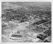 Photograph: [Aerial Photograph of North Texas State College, Fouts Field Stadium,…