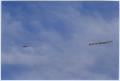 Photograph: [Plane with banner promoting UNT Homecoming #1]