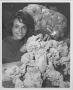Primary view of [Student with paper flowers, c. 1960]
