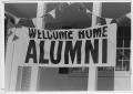 Photograph: ["Welcome Home Alumni" banner #2]