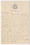 Letter: [Letter from Chester W. Nimitz to William Nimitz, September 27, 1901]